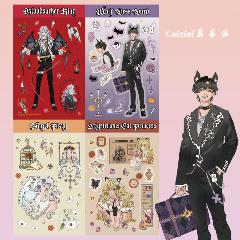 Phone Accessories For Boys - Stiker Karakter Malaikat Anak Perempuan Laki-laki