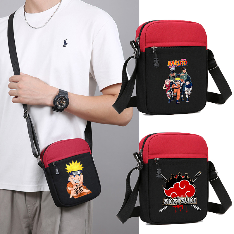 Phone Accessories For Boys - Tas Kanvas Anak Laki-laki Naruto Tas