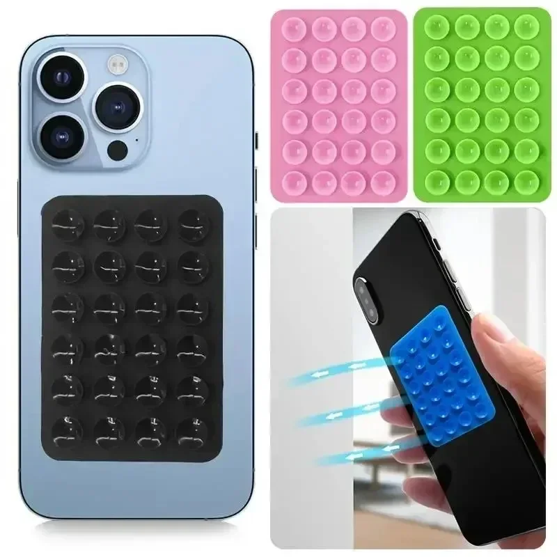 Phone Accessories Holder - Penyangga Ponsel Perekat Silikon Anti Selip,