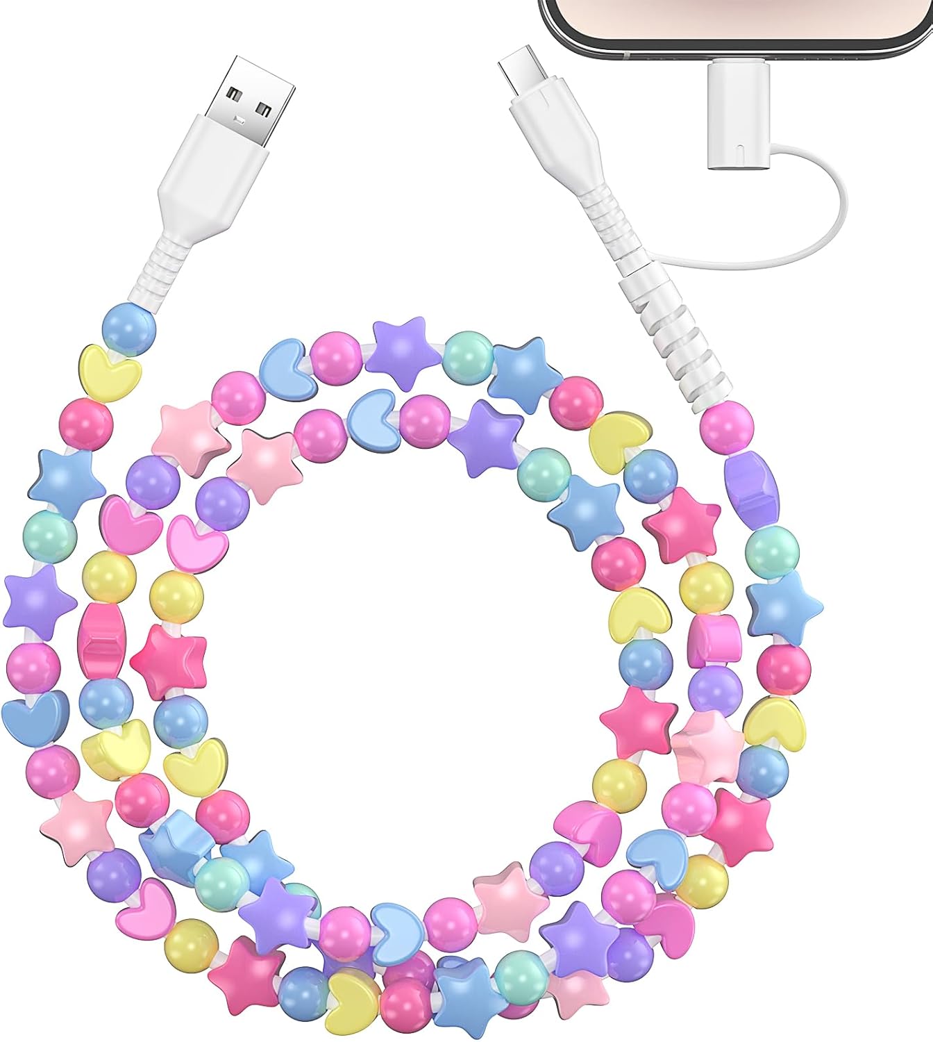 Fast Charging Cable - Kabel pengisi daya manik, kabel pengisi