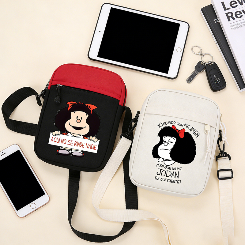 Phone Accessories For Boys - Tas Selempang Kartun Mafalda Tas Bahu
