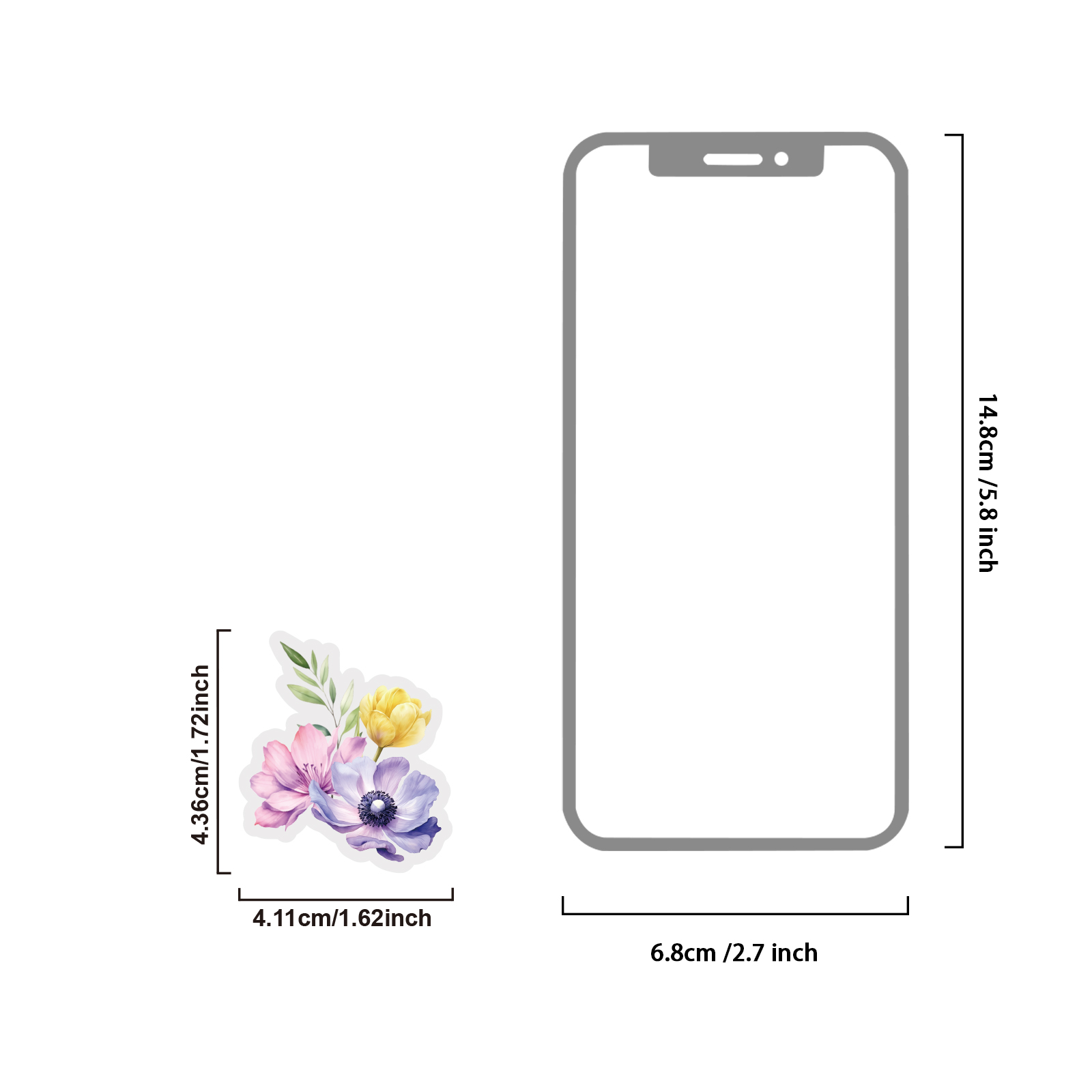 Etori Life Purple Iris 20 Buah - Phone Accessories Background ulasan dan harga