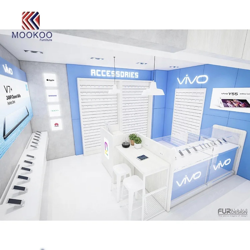 Desain Konter Display Kios Pon - Phone Accessories Design Shop ulasan dan harga