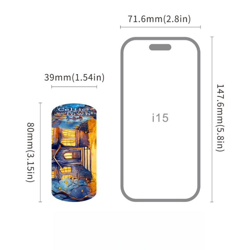 Set 6 Gulungan - 8Cm×200Cm, Pa - Phone Accessories Background ulasan dan harga