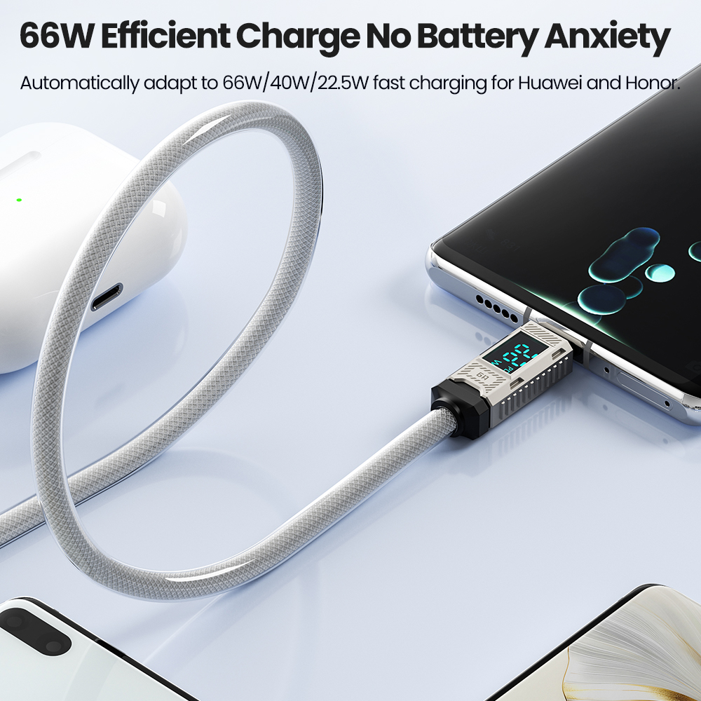 Kabel USB C Toocki PD 66W 6A K - Usb Data Cable ulasan dan harga