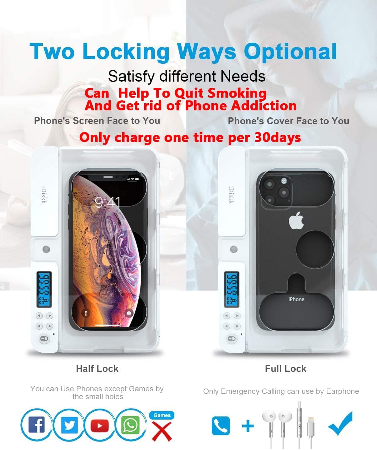 Kotak Pengunci Timer untuk iPa - Phone Accessories For Boys ulasan dan harga