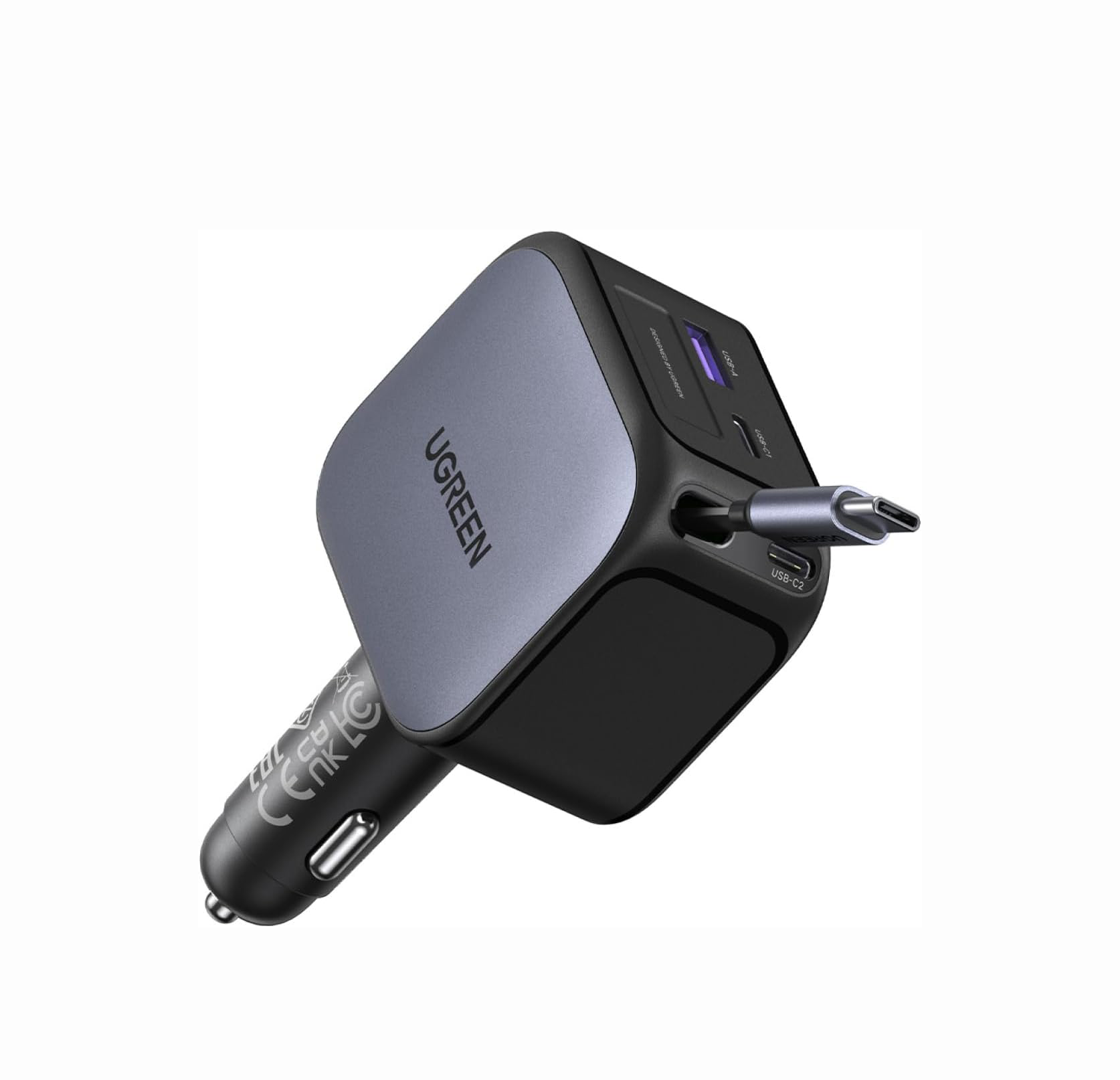 Pengisi Daya Mobil UGREEN 145W - Fast Charging Cable ulasan dan harga