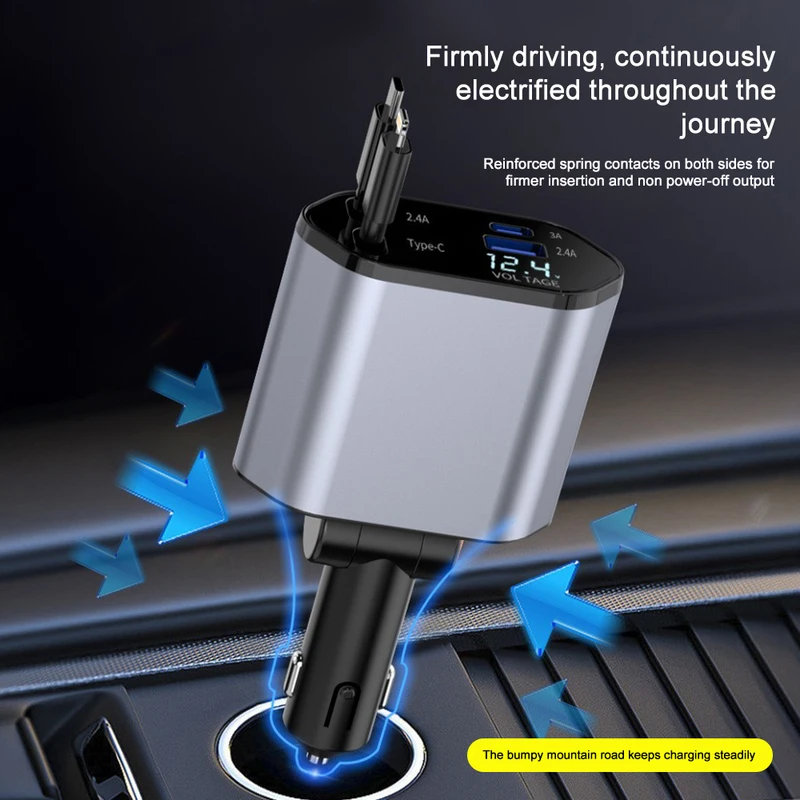 Kabel pengisi daya mobil 120W  - Fast Charging Cable ulasan dan harga