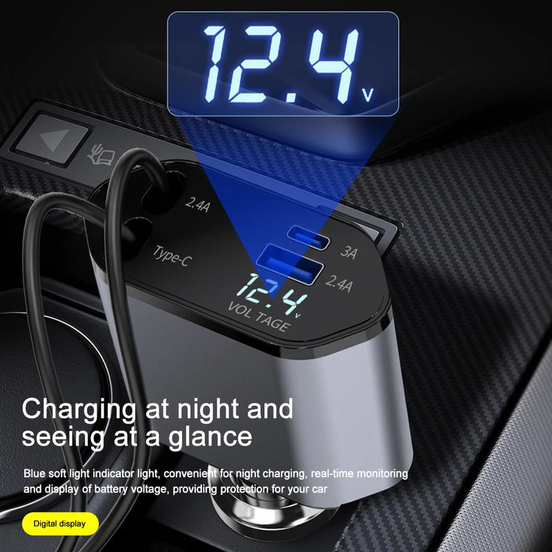 Kabel pengisi daya mobil 120W  - Fast Charging Cable ulasan dan harga
