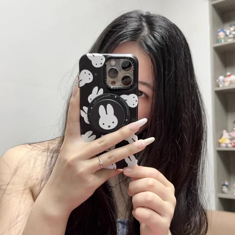 Stand Magnetik Kelinci Miffy C - Phone Accessories Background ulasan dan harga