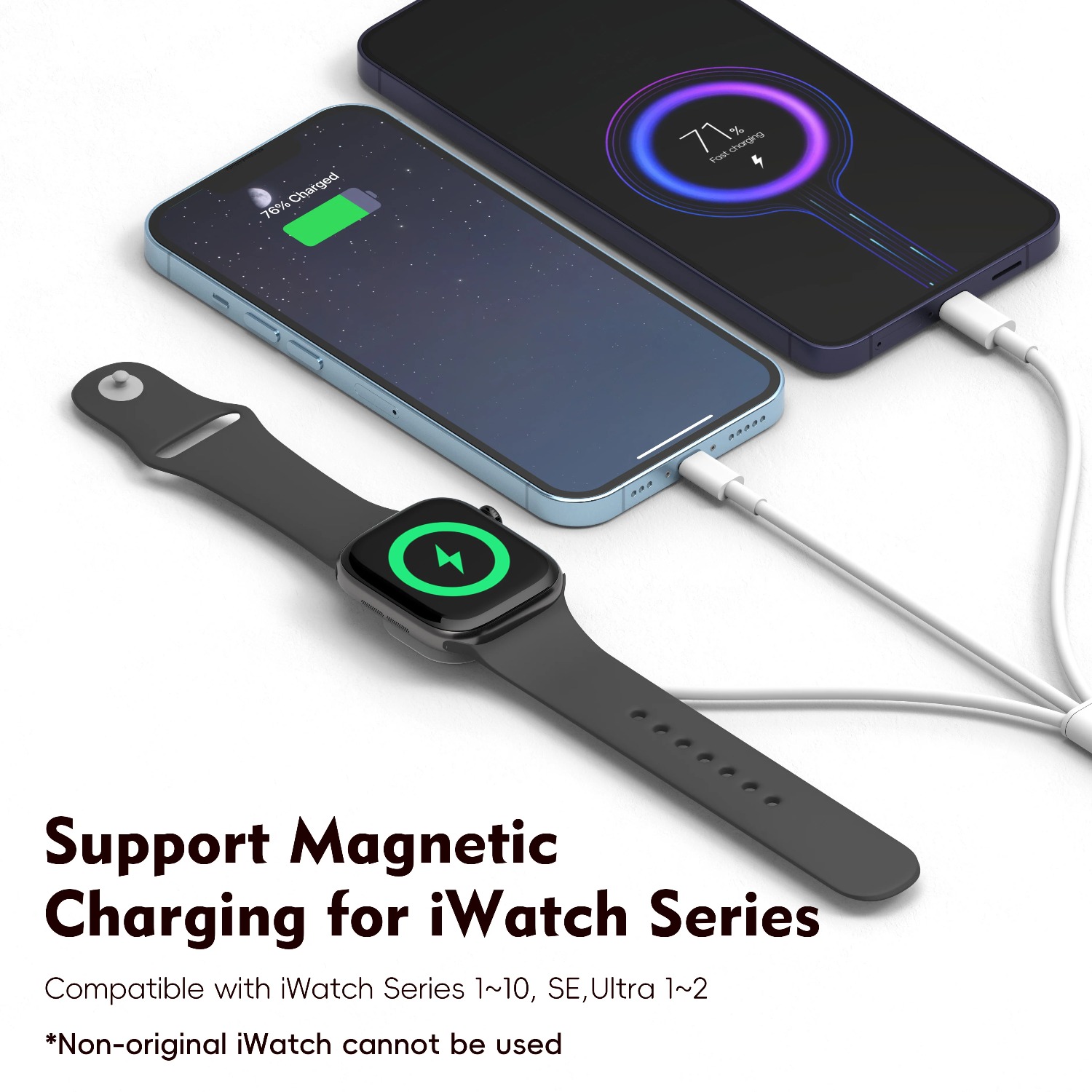 Kabel Pengisi Daya Magnetik 3  - Fast Charging Cable ulasan dan harga