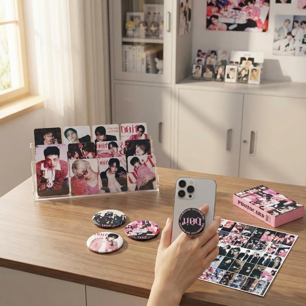 Stiker Kartu Foto Kpop Stray S - Phone Accessories For Boys ulasan dan harga