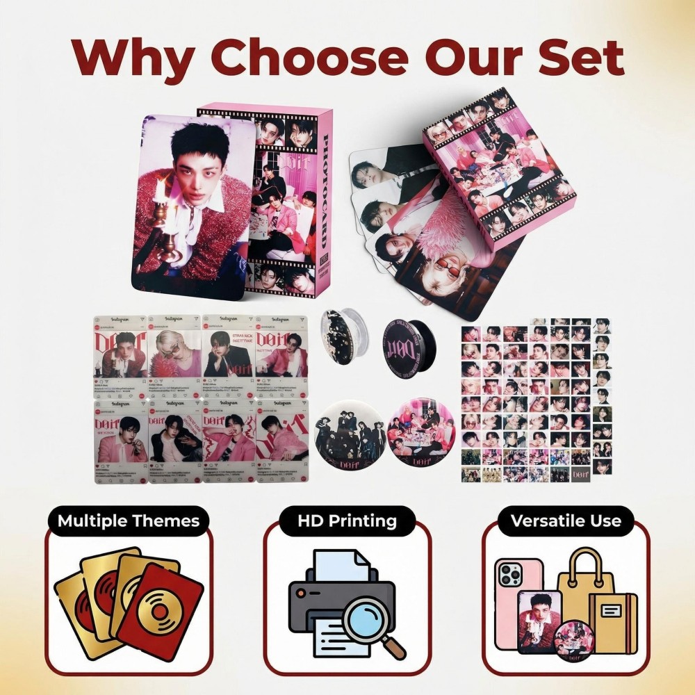 Stiker Kartu Foto Kpop Stray S - Phone Accessories For Boys ulasan dan harga