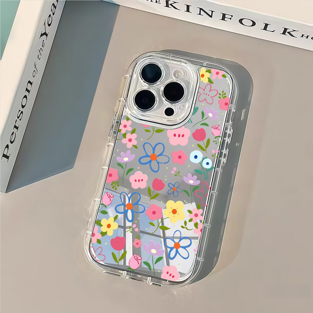 Casing Ponsel Cermin Perak Mot - Phone Accessories List ulasan dan harga