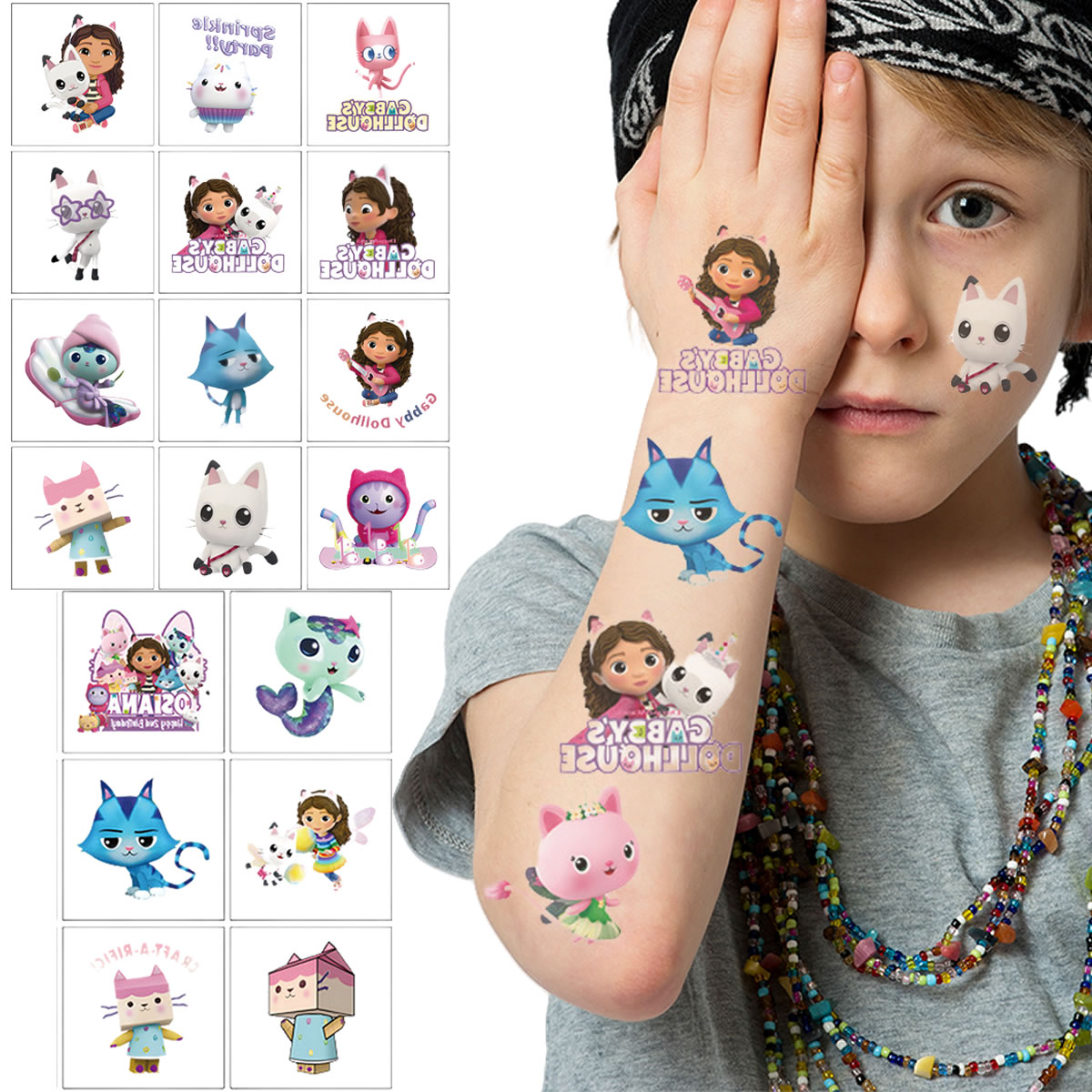 Kartun 20 Buah Stiker Tato Kuc - Phone Accessories For 11 Year Old Girl ulasan dan harga
